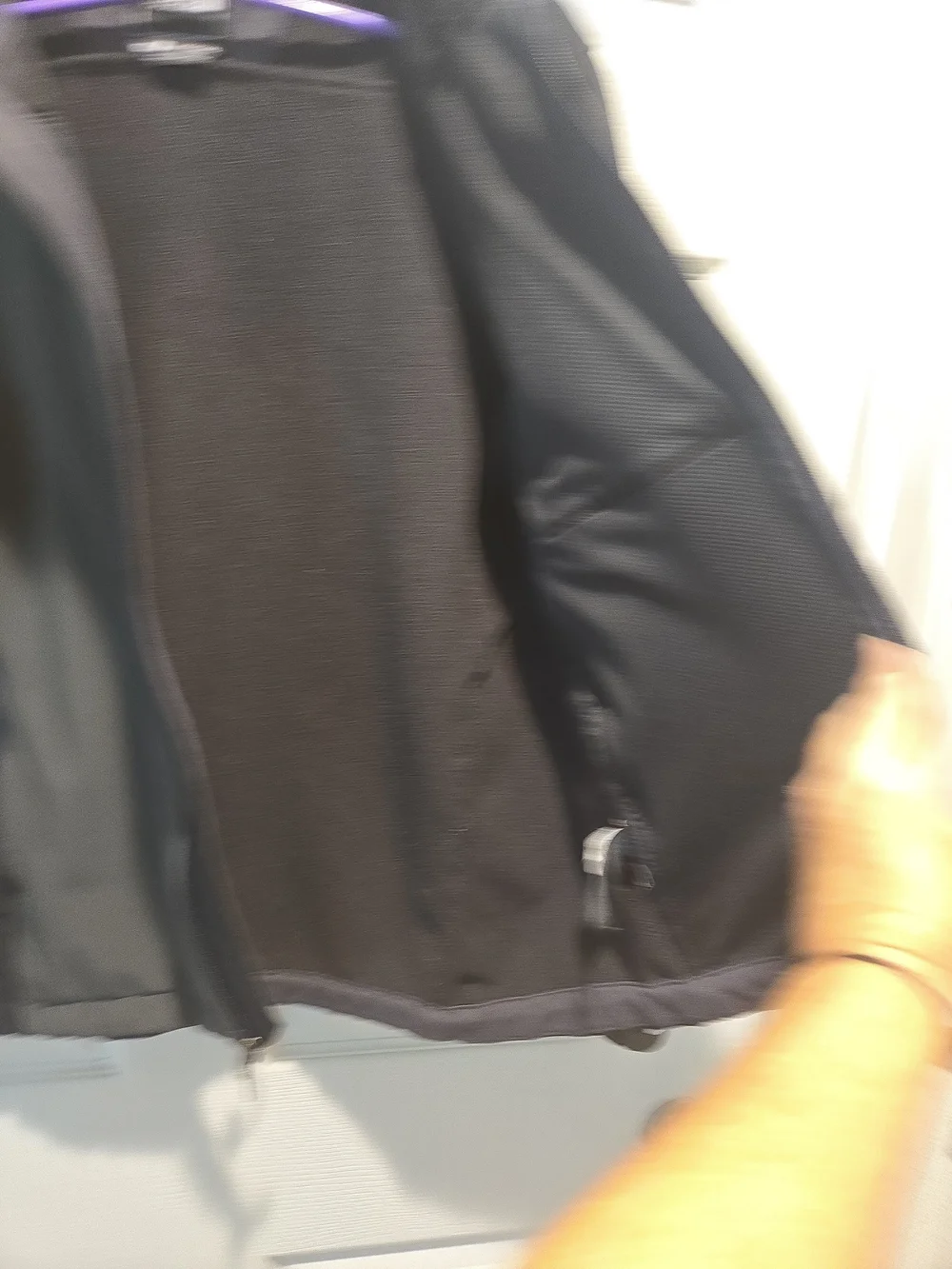 The North Face Men's Two-Tone Gray & Black Softshell Jacket